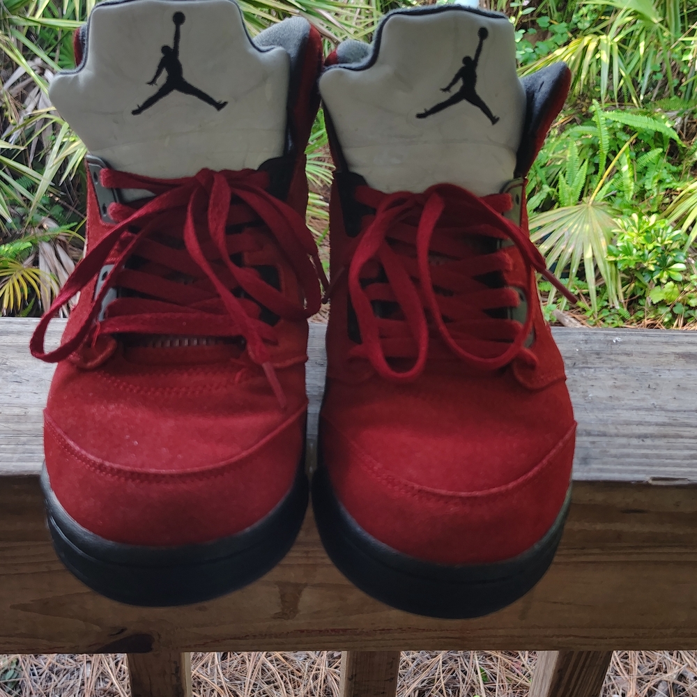 Men's Red Athletic Shoes